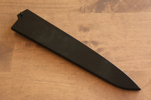 Black Saya Sheath for Sujihiki Knife with Plywood Pin - Seisuke Knife Kappabashi