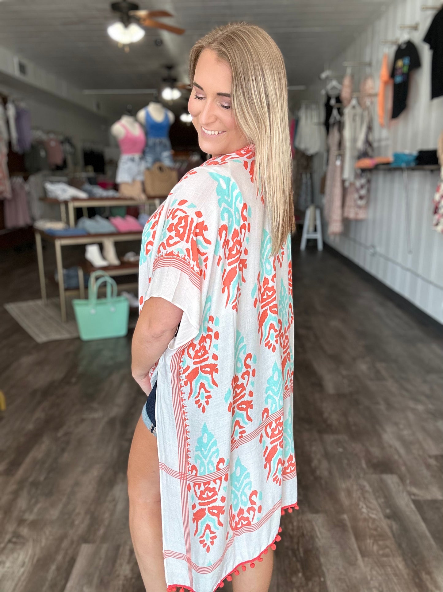 Summer Is Here Floral Kimono Cardigan
