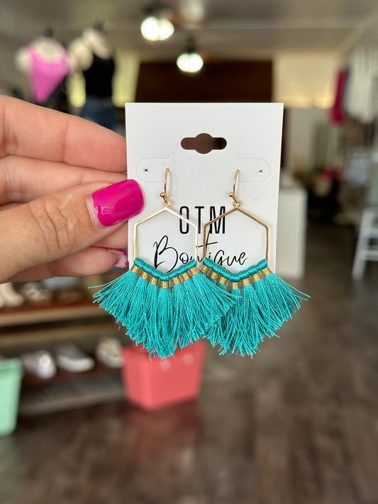 Island Time Fringe Earrings