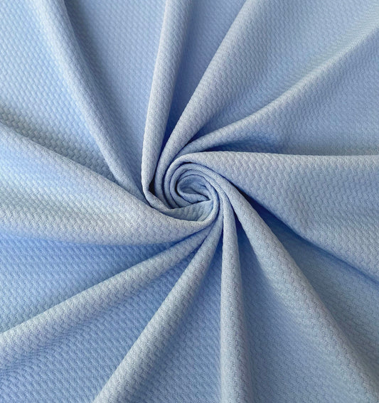 Soft Blue Bow on Nylon/Clip