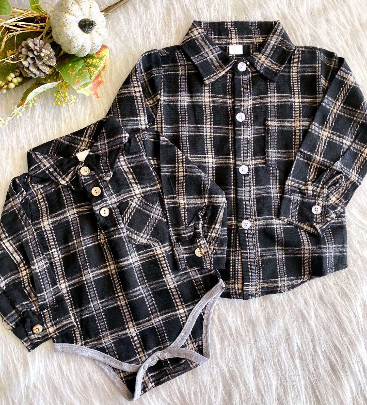 Black Plaid Flannel