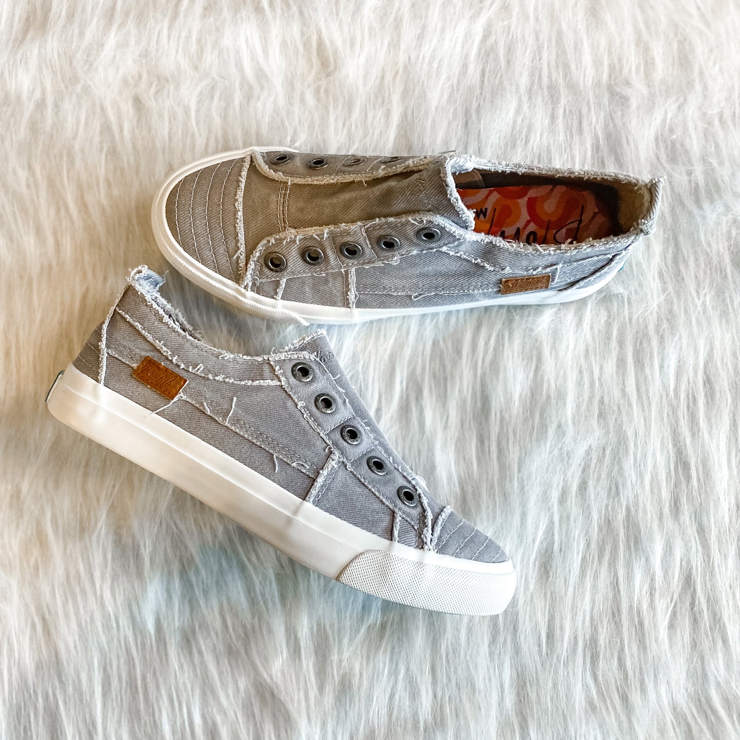 Grey Sneaker Slip Ons - Blowfish