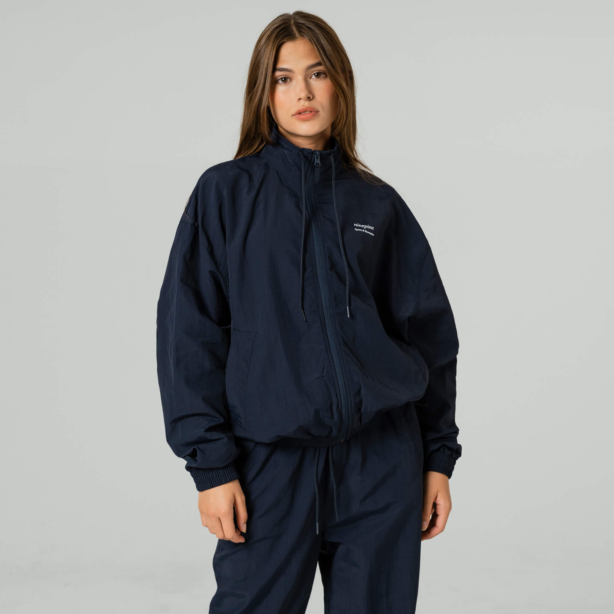 通販サイトへようこそ everyone epic nylon track jacket (NAVY