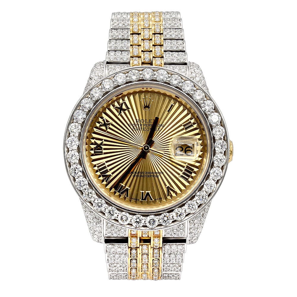 Rolex Oyster Perpetual Mens Diamond 