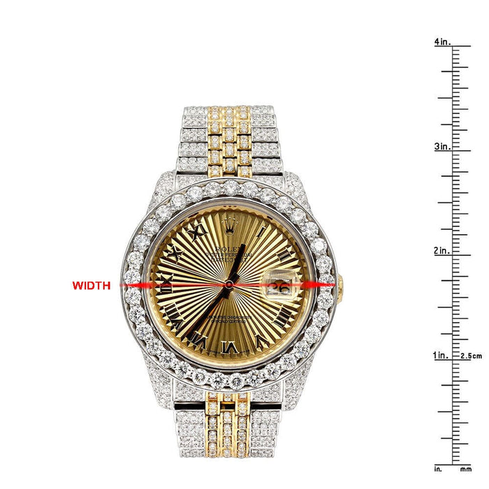 Rolex Oyster Perpetual Mens Diamond 