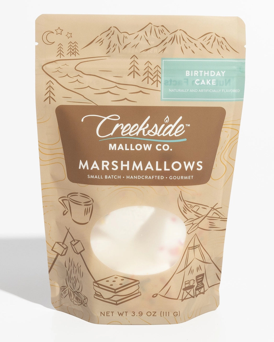 Birthday Cake Marshmallow  - 6 Count