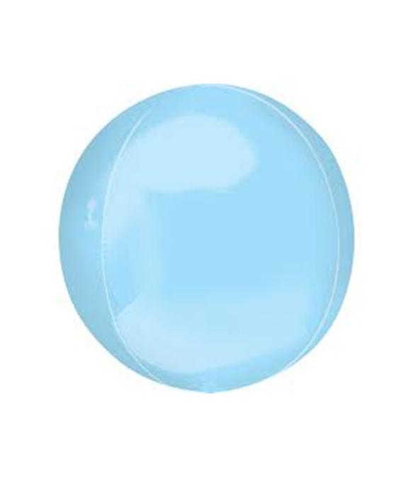 Globo Metálico Esfera Azul Claro – The Confetti Party