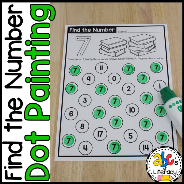 find the number number recognition worksheets abc s of literacy