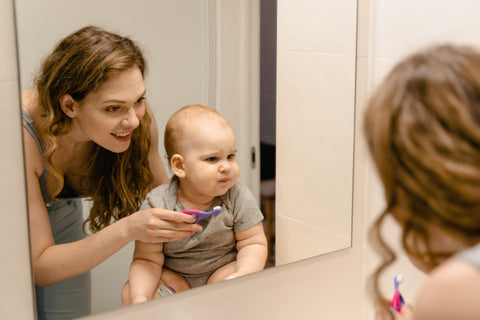 Baby In Mirror