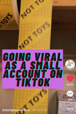 Going Viral As A New Account On TikTok