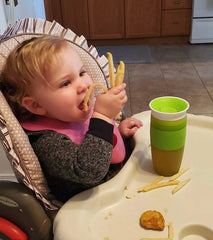 Baby Eats Multiple French Fries At Once