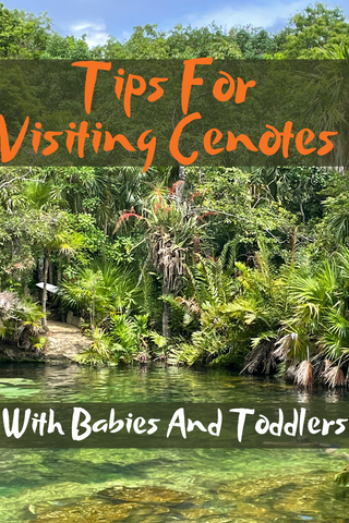 Consejos para visitar cenotes con bebés y niños pequeños