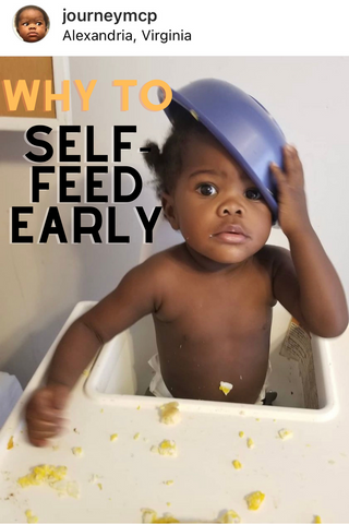 Why To Teach Your Baby Self-Feeding Early