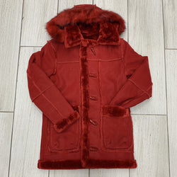 jordan puffer jacket red