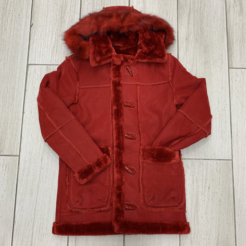 red jordan coat