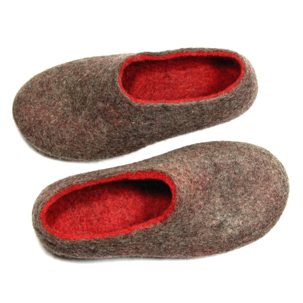 felted wool slippers