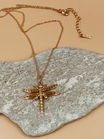 Homecoming Akitsu Dragonfly Charm Necklace – Shop Lune Global