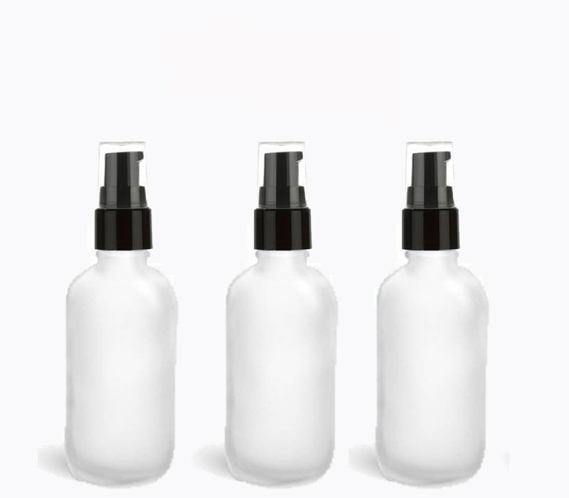 Download 12 Upscale 30ml Frosted Glass Bottles W Black Treatment Pumps 1 Oz Bo Grand Parfums Ii