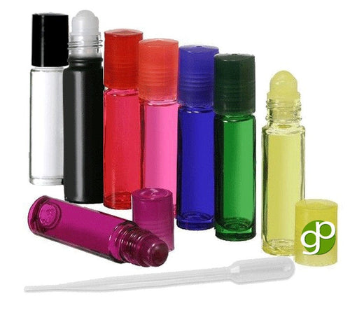 papir hver Tak for din hjælp 24 10ML glass roll on color bottles, rollon roller tops, bottle caps, –  Grand Parfums II