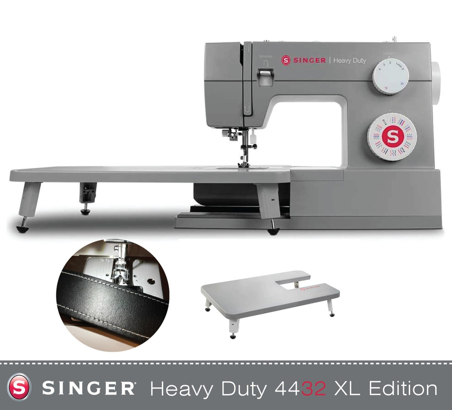 Heavy Duty 4432 Sewing Machine Extension Table Bundle