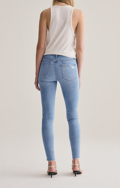 Sophie Mid Rise Skinny Ankle in Facet – AGOLDE