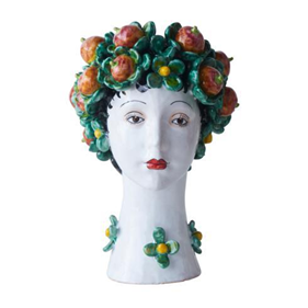 Ceramic Head Vase by Donatello