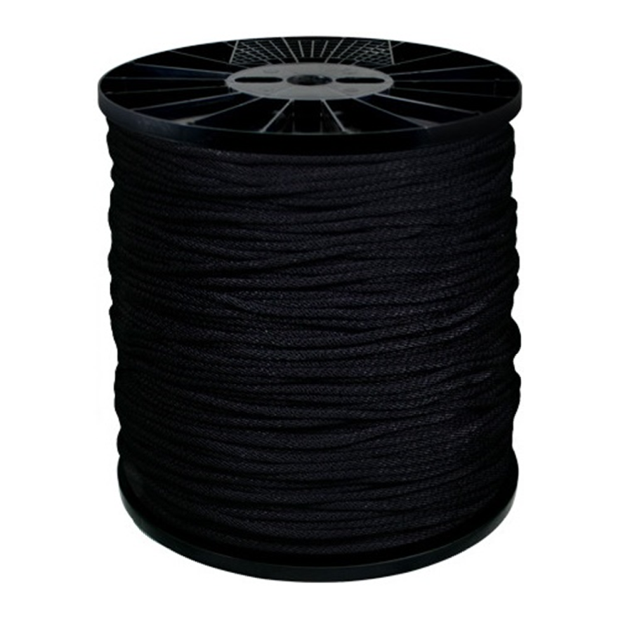 Black Poly Rope 3/8" x 2400'