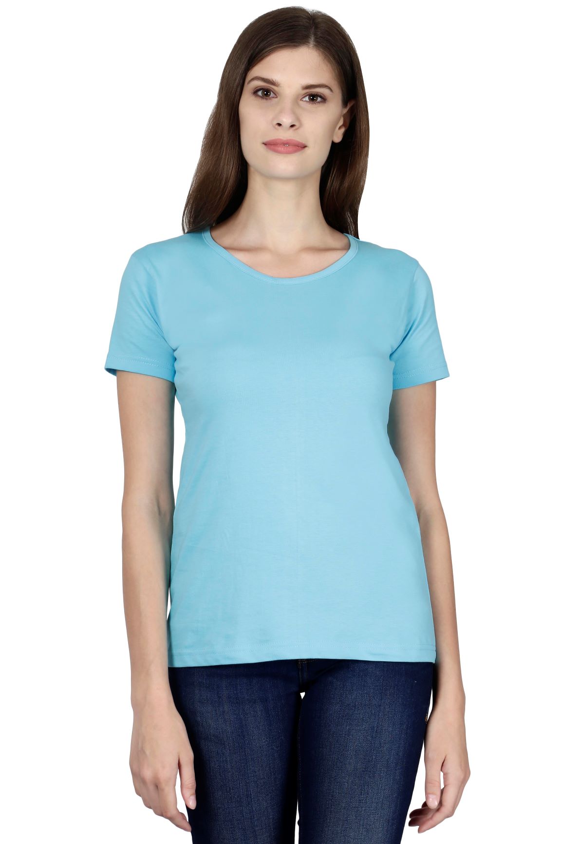 Solid Sky Blue | Women T-Shirt – bohoboxin