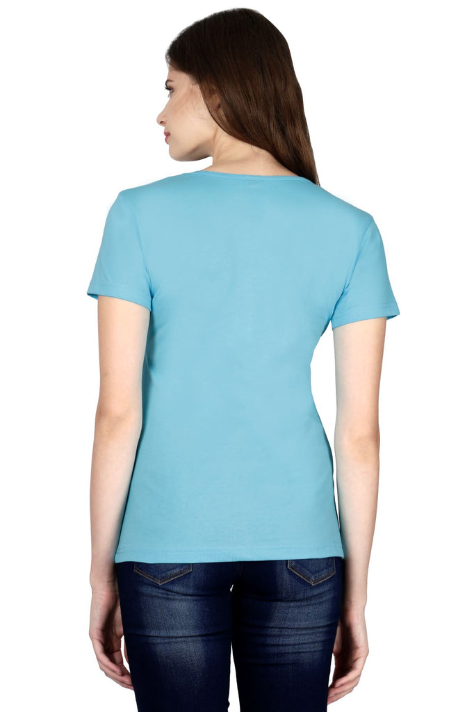 Solid Sky Blue | Women T-Shirt – bohoboxin