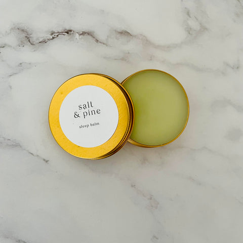 organic sleep balm for more restful sleep