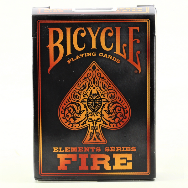 bicycle playing cards fire