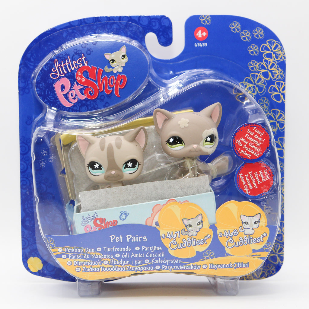 Littlest Petshop seisova kissa #468 ja kissa #467— Elli Madelli