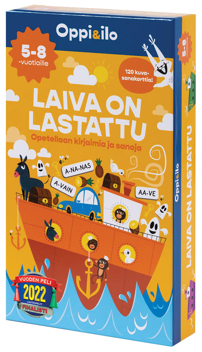 Oppi&ilo Laiva on lastattu lautapeli 5-8v.— Elli Madelli