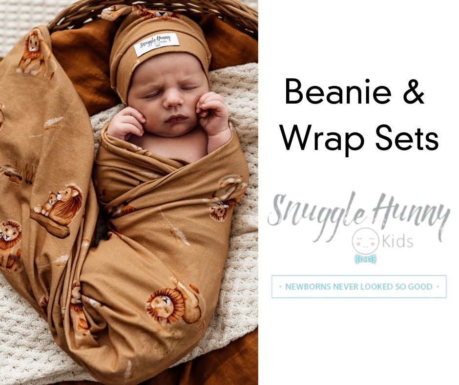 Beanie and wrap sets