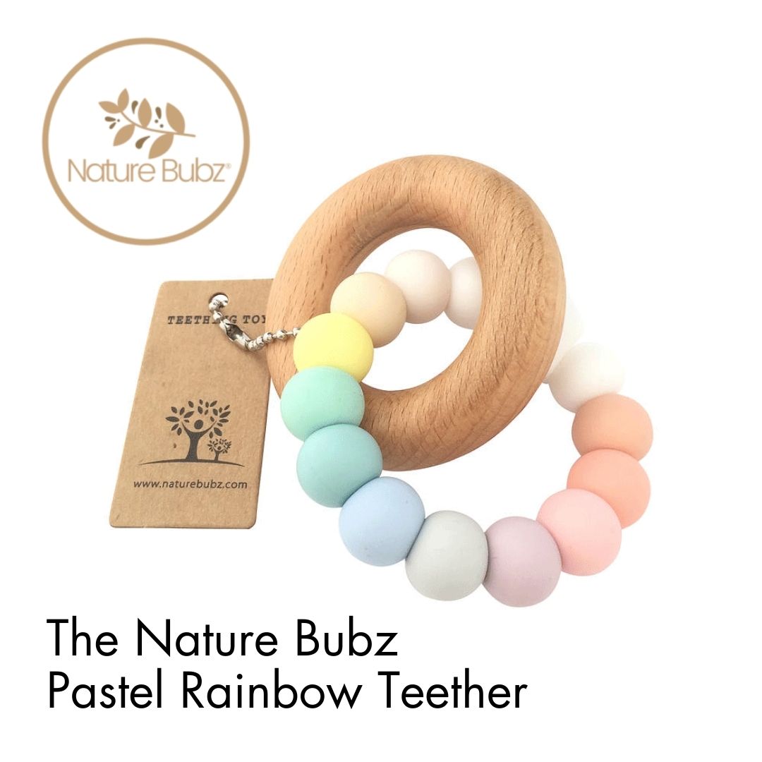 The Natural Bubz Plant Based Rainbow Teether