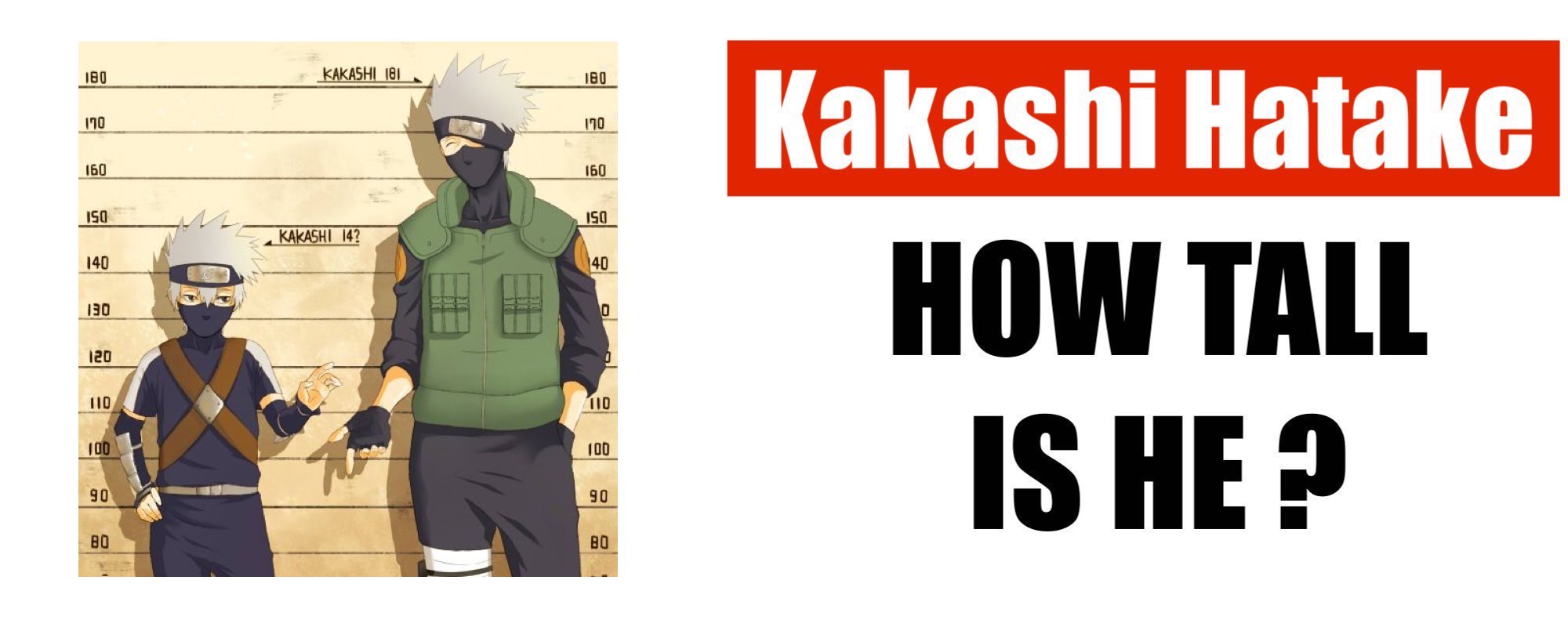 young kakashi height