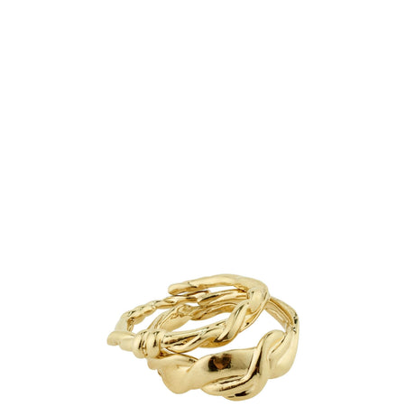 Pilgrim HAPPY ADJUSTABLE STATEMENT - Ring - gold plated/gold