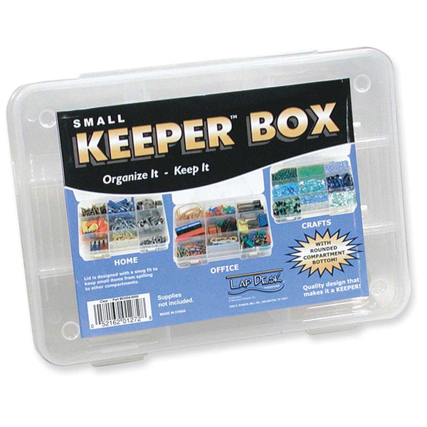 Keeper Box, Large 20 Compartment Bead Storage Box with Latching