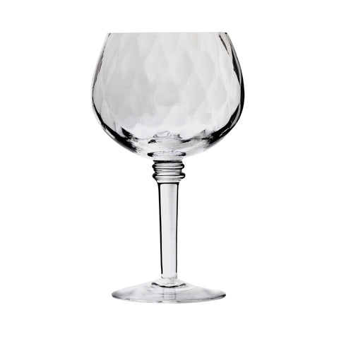 Abigails 726021 Frosted Wine Glass, Set of 4, White