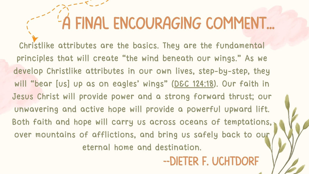 Elder Uchtdorf the Wind Beneath Our Wings quote