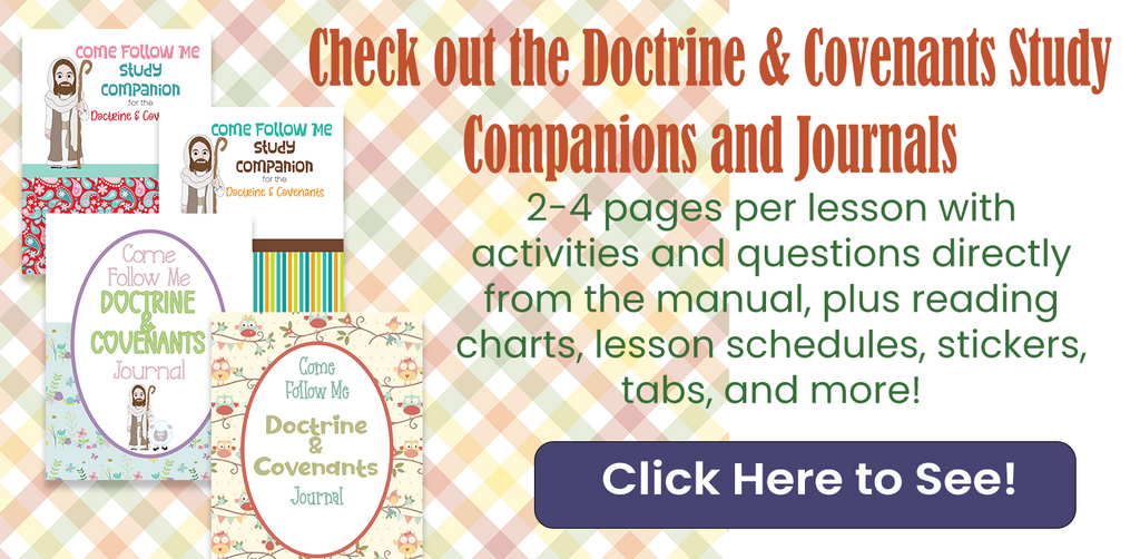 Come Follow Me Free Printables for Doctrine and Covenants