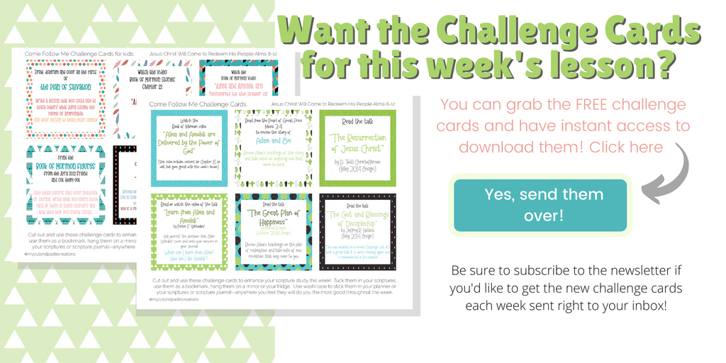 Jesus Christ Will Come to Redeem His People Challenge Cards