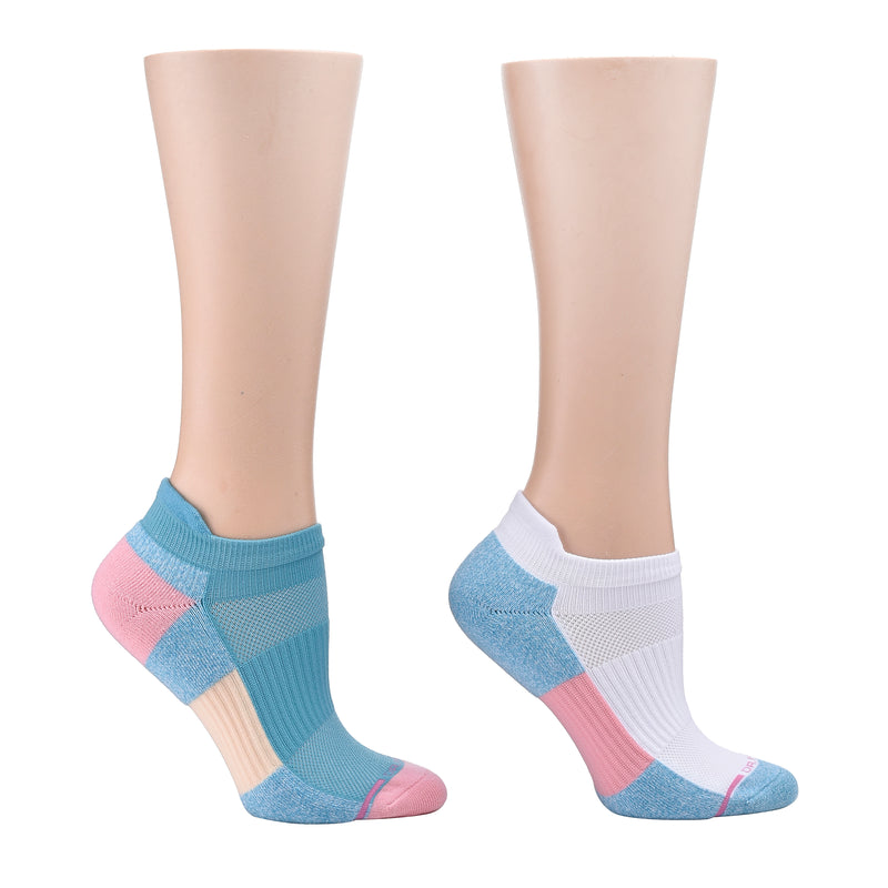 Ankle Compression Socks For Women | Dr. Motion | Color Block