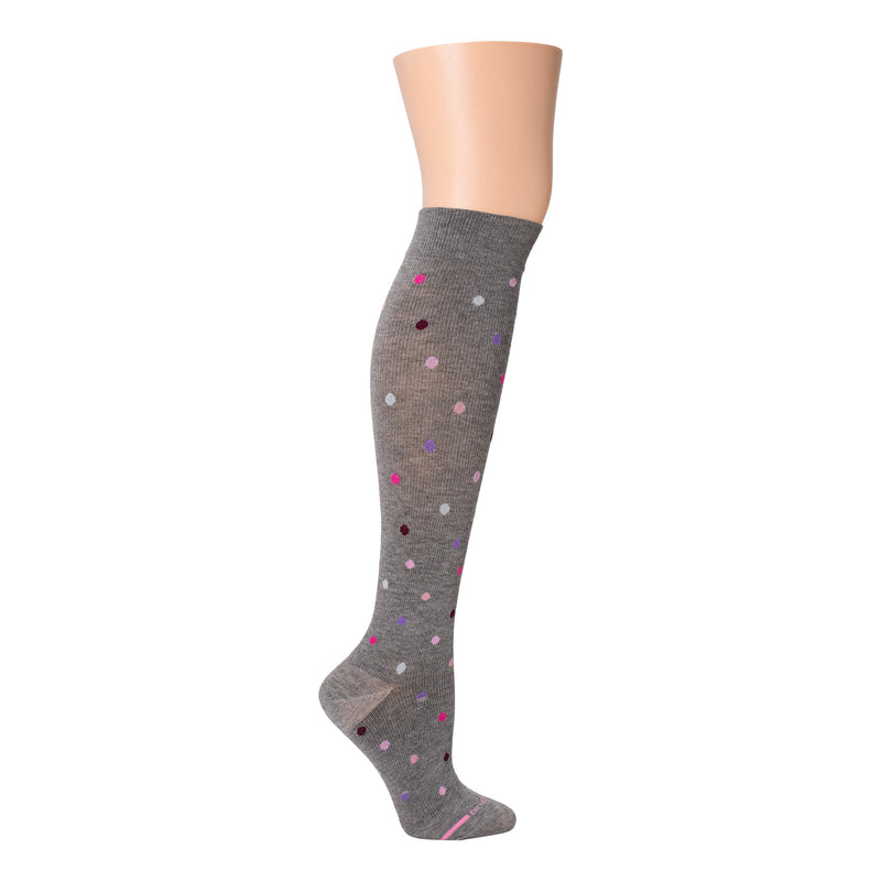 Dancing Dots | Knee-High Compression Socks For Women | Dr. Motion