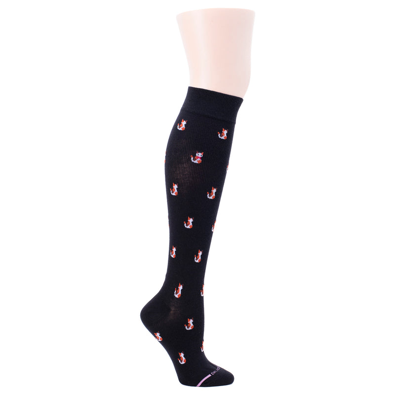 Knee-High Compression Socks For Women | Dr. Motion | Cats