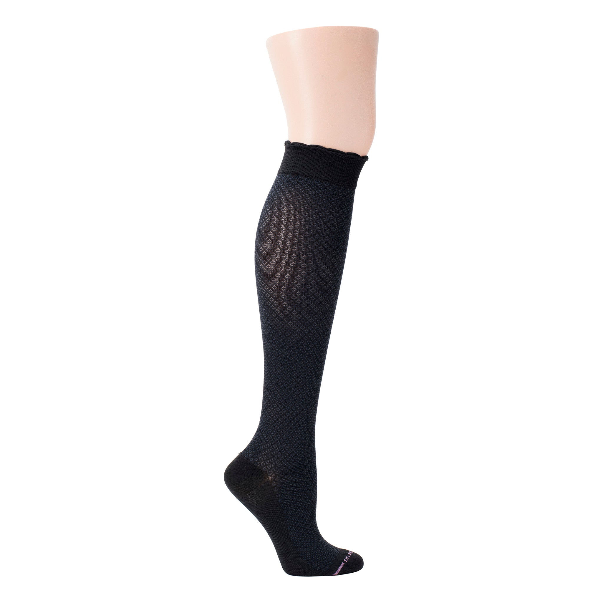 Floral Pattern, Knee-High Compression Socks For Women