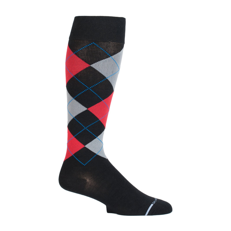 Knee-High Compression Socks For Men | Dr. Motion | Argyle