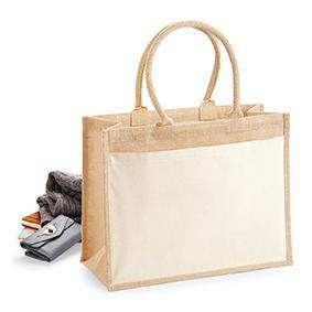 Westford mill WM415 - Sac avec cordon en toile de jute