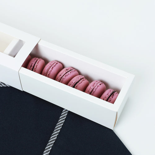 COFFRET • MACARONS • Framboise • 7 pièces • Prix du Coffret