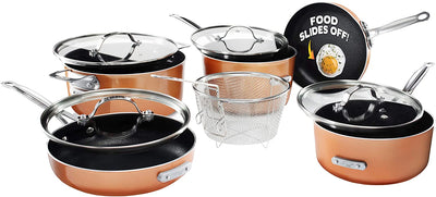 Gotham Steel Gotham Steel StackMaster 14-in Aluminum Cookware Set